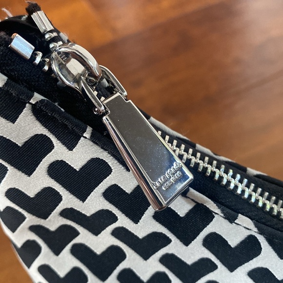 Kate Spade Sam Icon Modernist Hearts Jacquard Small Shoulder Bag - Picture 8 of 14